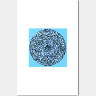 Circle Mandalas 02 (Style:127) Posters and Art